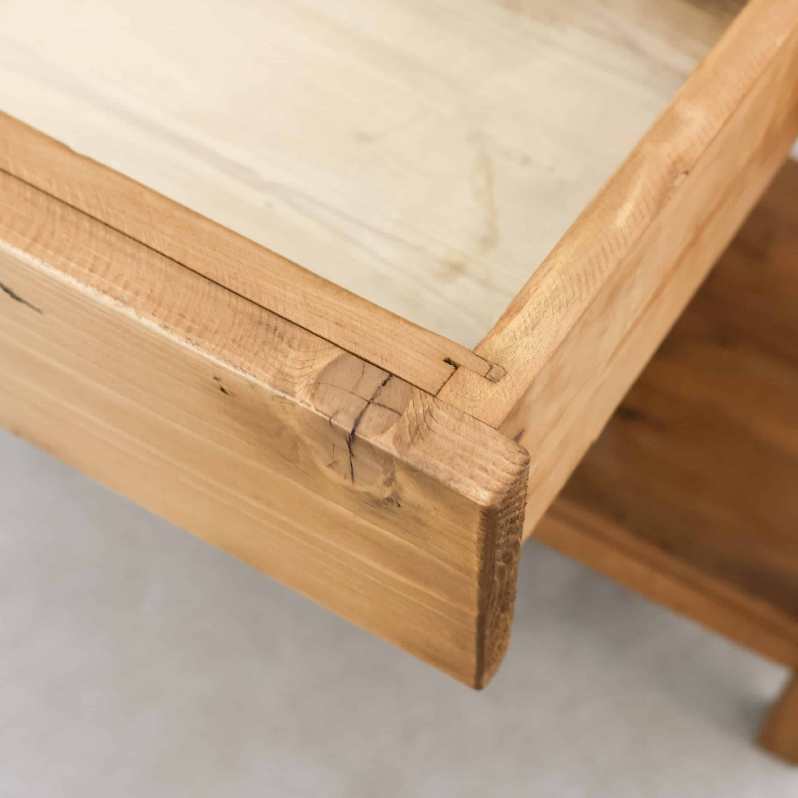 Brocante oppottafel/werktafel - Afbeelding 3