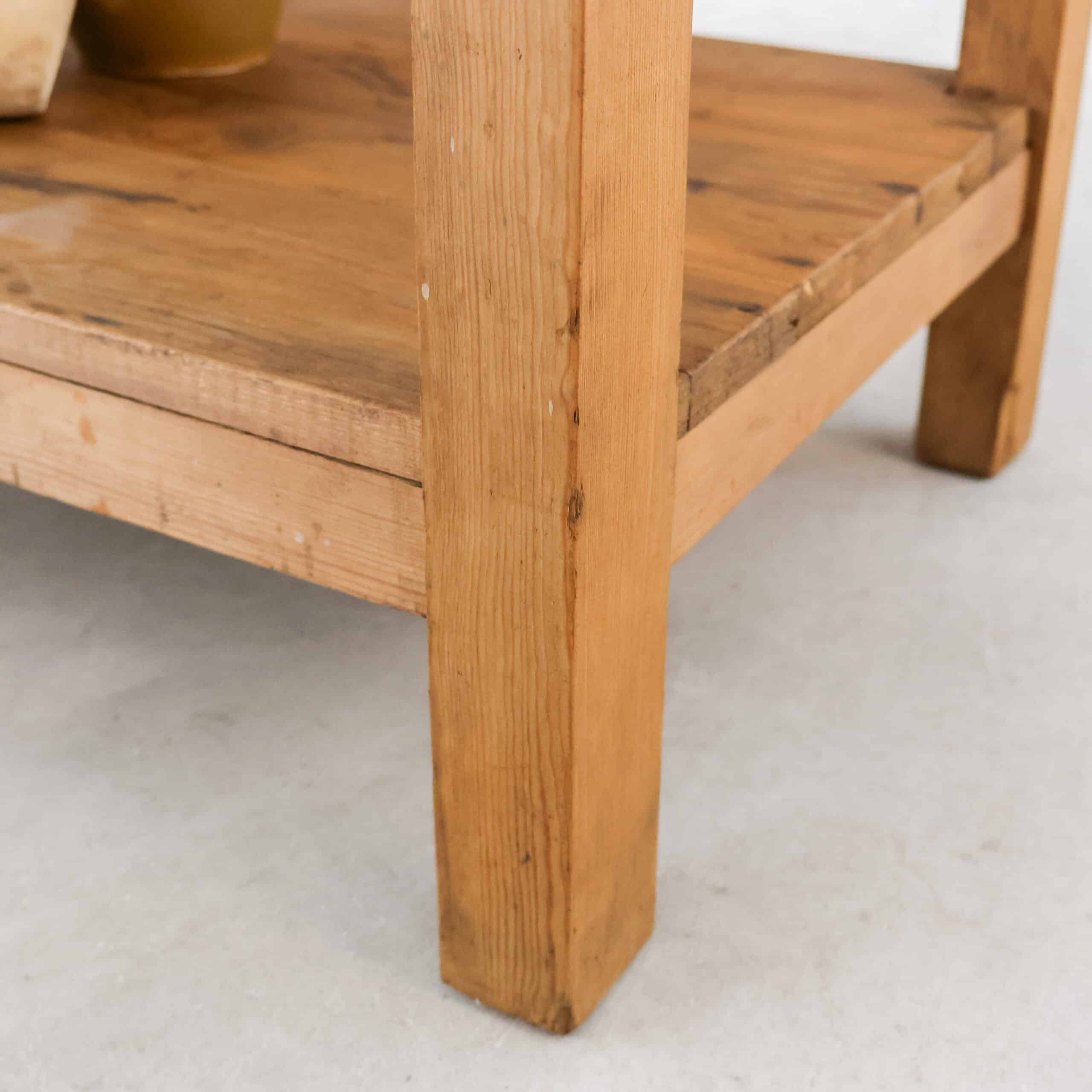 Brocante oppottafel/werktafel - Afbeelding 9