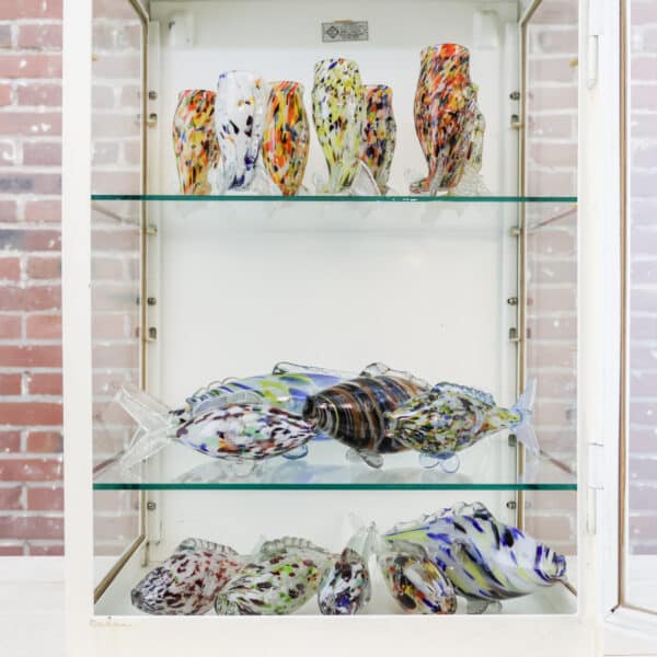 Vintage Murano stijl glazen vissen