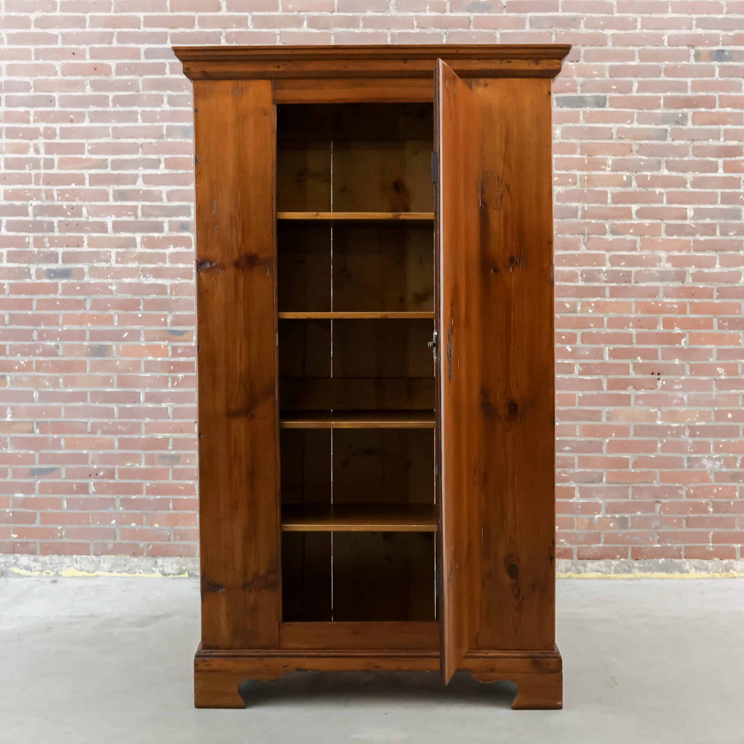 Antieke eendeurs kast - Afbeelding 2