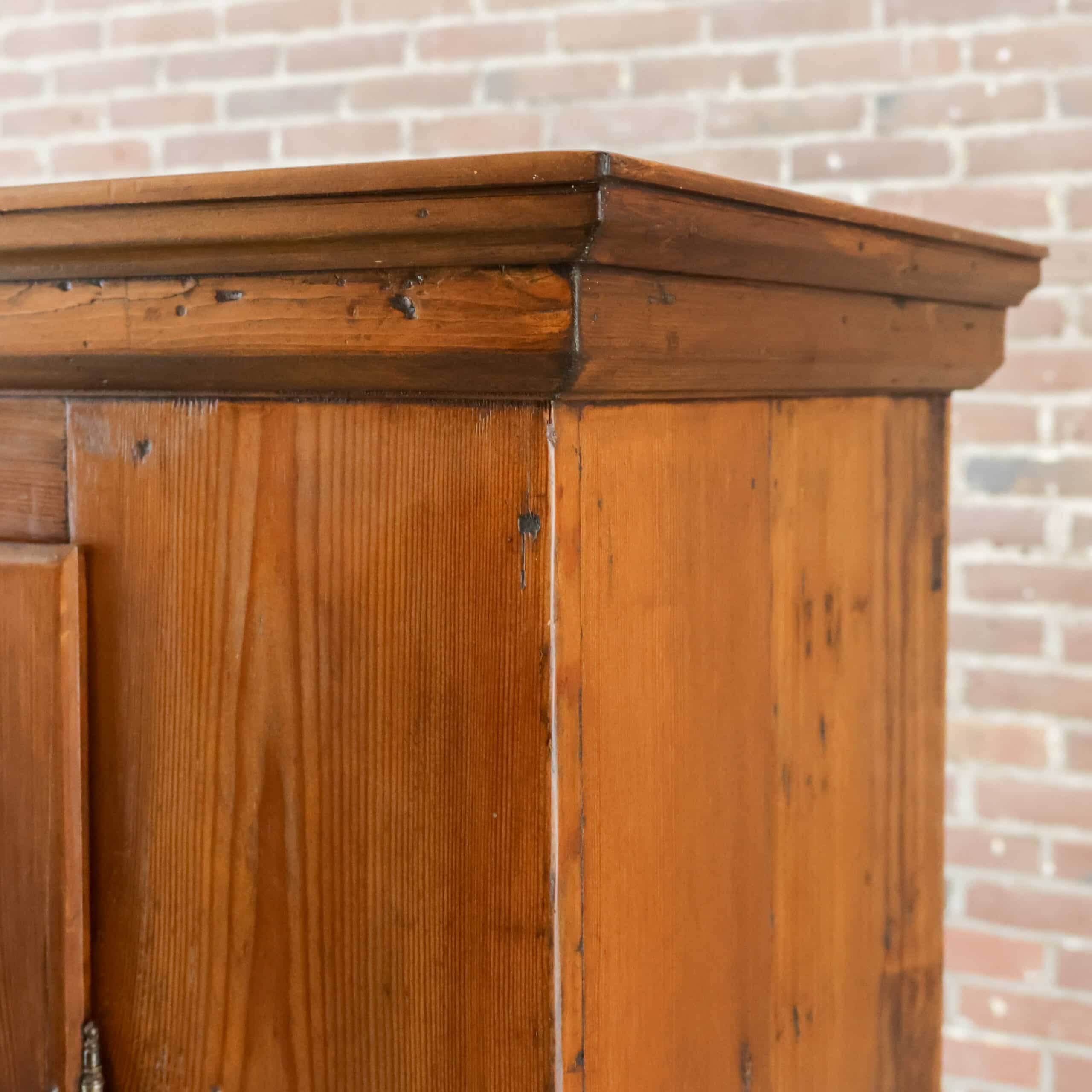 Antieke eendeurs kast - Afbeelding 4
