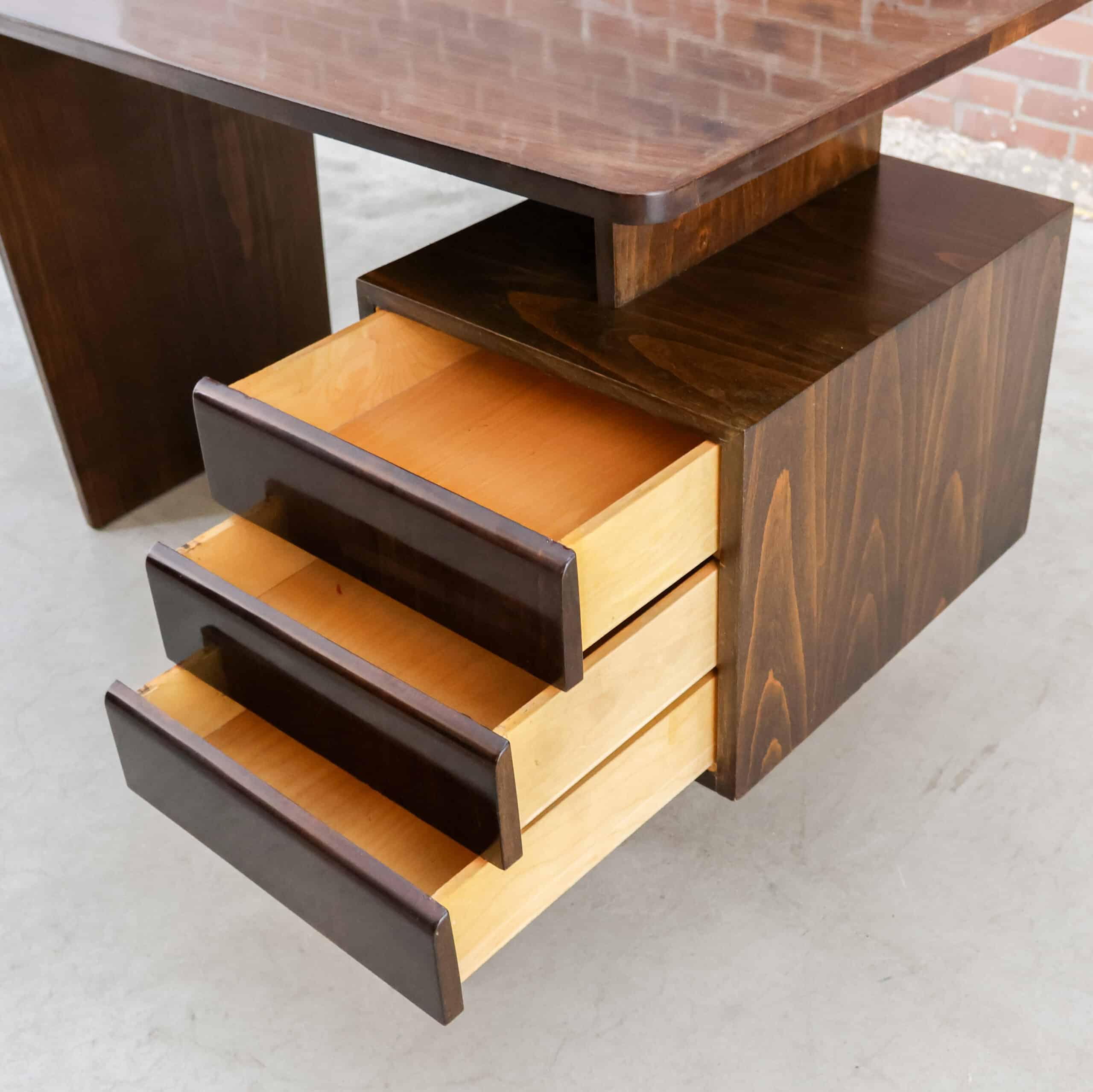 Vintage bureau - Bohumil Landsman - Afbeelding 5