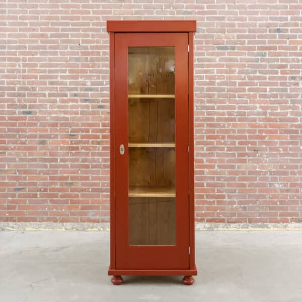 Brocante eendeurs vitrinekast